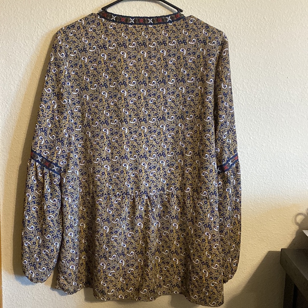 Alchemy Thread Boho Blouse Size Medium - image 7